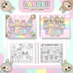 Arquivo Livro de Colorir Labubu
