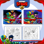 Arquivo Livro de Colorir Brawl Star