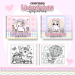 Arquivo Livro de Colorir Lhaminhas Fofinhas