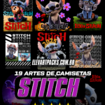 Arquivo Pack de Estampas Stitch
