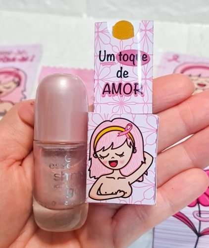 5-Porta-Esmalte Arquivo Outubro Rosa Porta Esmalte - Imagem 1