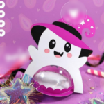 Arquivo Halloween Suporte Bola Acrílica Fantasma