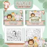 Arquivo Livro de Colorir Safari