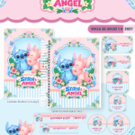Arquivo Combo Escolar Stitch & Angel 2027