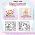 Arquivo Livro de Colorir Capy Lovers