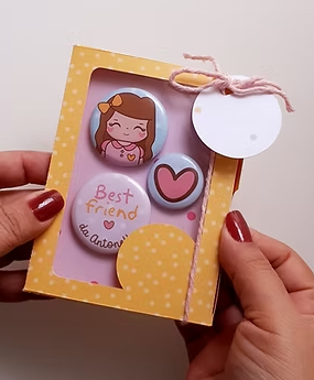 6 - Coleção Best Friend Arquivo Coleção Best Friend - Caixinhas e Bottons - Imagem 1