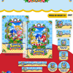 Arquivo Combo Escolar Sonic e Amigos 2027