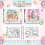 Arquivo Livro de Colorir Doces Kawaii Fofinhos