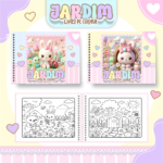 Arquivo Livro de Colorir Jardim Fofo