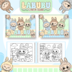 Arquivo Livro de Colorir Labubu Menino