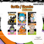 Arquivo Halloween Card Chaveiro