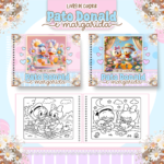 Arquivo Livro de Colorir Pato Donald e Margarida