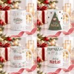Arquivo Kit Natal Canecas - Imagem 4