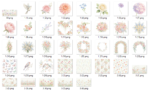 Kit Digital Floral Aquarela - Imagem 2
