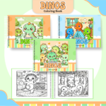 Arquivo Livro de Colorir Dino