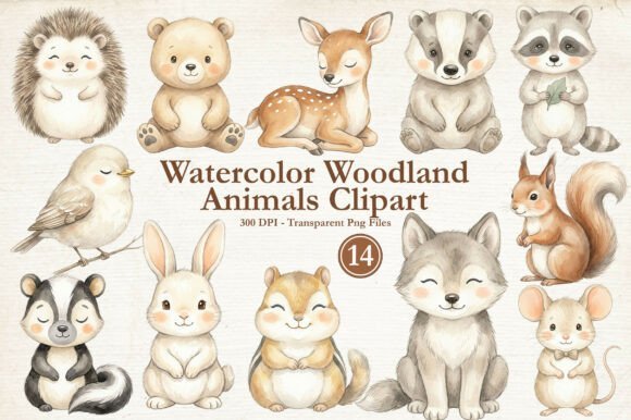 Animais do Bosque Kit Digital Animais do Bosque - Imagem 1