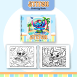 Arquivo Livro de Colorir Stitch Menino