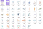 Kit Digital Fundo do Mar Baby 2 - Imagem 2