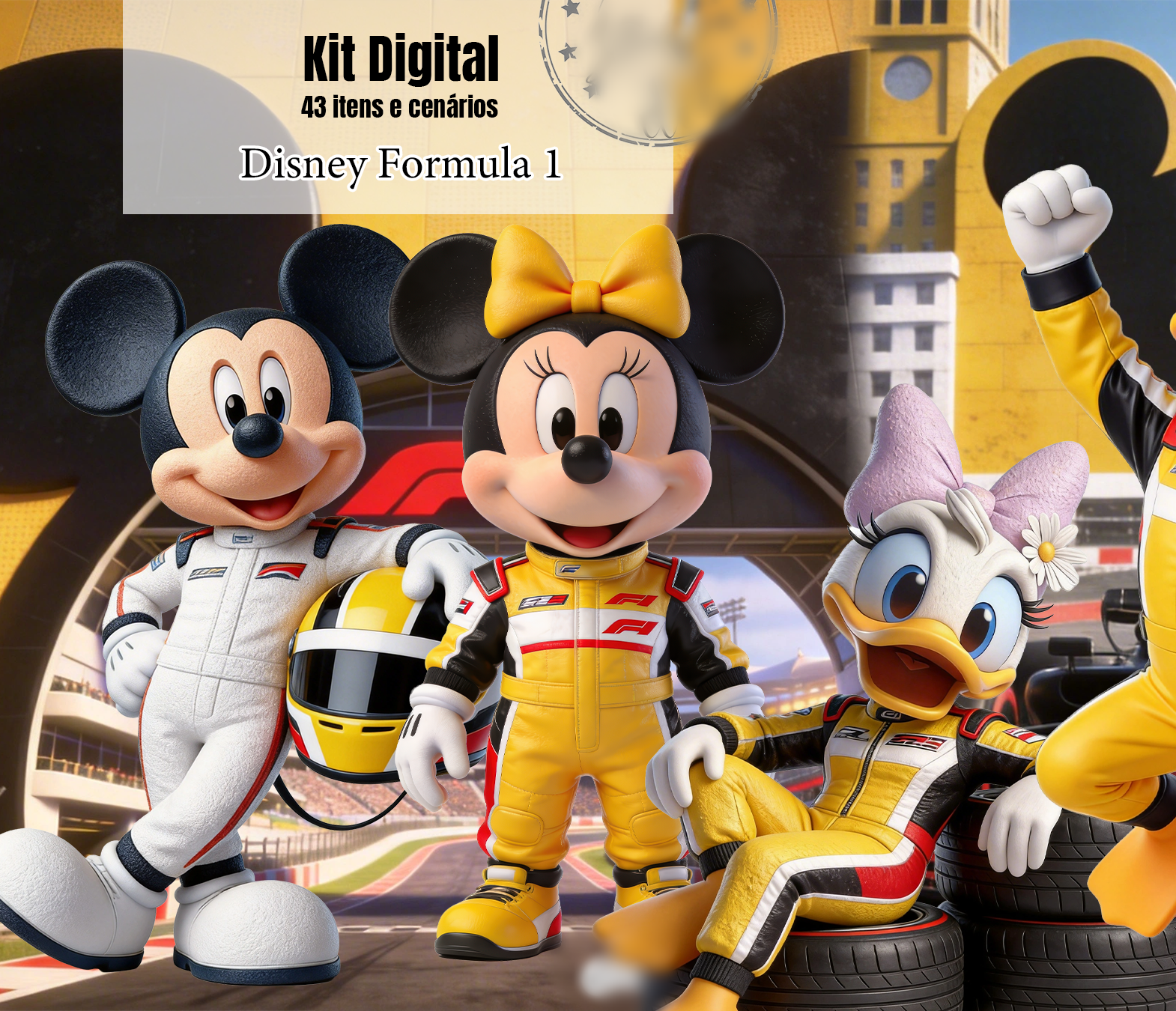 Disney Formula 1 Kit Digital Disney Fórmula 1 - Imagem 1