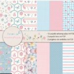 Kit Digital Estampas PDF Jardim de Memórias