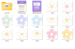 Kit Digital Floral Tons Pásteis - Imagem 2