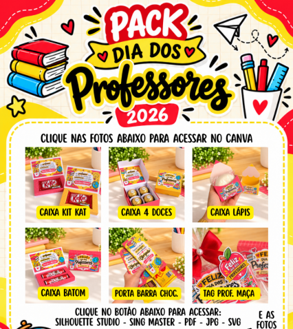 Professores 2026 Arquivo Coleção Dia dos Professores 2026 - Imagem 1
