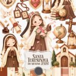 Kit Digital Santa Teresinha Ilust