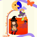 Arquivo Topo de Bolo Halloween Menina
