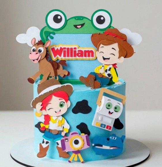 Toy Story 6 Arquivo Topo de Bolo Toy Story - Imagem 1
