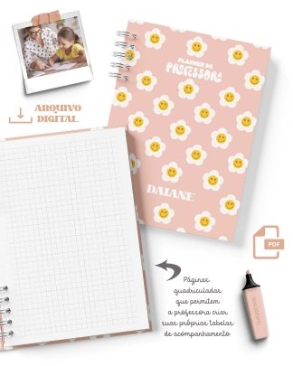 Arquivo Planner Permanente Professores Retrô 2027 - Imagem 5