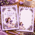 Arquivo Doce Jardim - Bloquinho e Bottons - Imagem 3